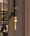 Contemporary H Shape Barn Door Handle Set With Push Pull Design For Glass And Wooden Doors No Fuss Install Rust Resistant