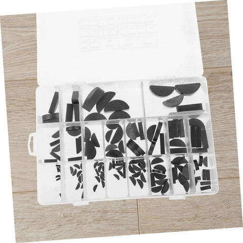 Woodruff Key Set Carbon Steel Assortment For Machinery And Automotive Use in a plastic case with various key sizes visible