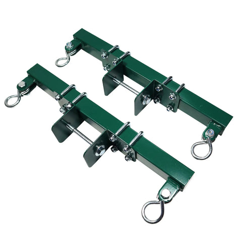 Back-To-Back Dual Glider Swing For Swing Sets Heavy Duty Two Person Tandem Swing With Adjustable 18 Inch Steel Hangers