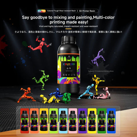 Top Shelf Tough Abs Like 3D Printer Resin In Pure Blue Offering A Straight Up Smooth Print Experience With Heavy Pigmentation And Rock Solid Flexibility For Your DLP LCD Creations That Will Absolutely Nail The Details Without Any Headaches
