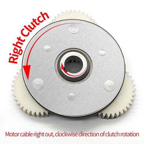 Internal Clutch Ebike Motor With Gears Kit for 250W 350W 500W Hub Motors, 3 Nylon Wheels, Easy Install Electric Bicycle Accessory, Matches 500W Power Ready