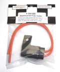 Packaged waterproof blade style ATO ATC fuse holder with cover for auto and marine use, 30 amp rating, 8 inch leads