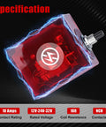 117 Push Button Magnetic Switch 25700071 Replacement For Switchgage Panels shown with specifications and red casing