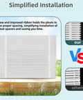 2 Pack 401 Replacement Filter For AprilAire 2400 And Space Gard 2400 Whole House Air Purifiers MERV10 Furnace Filter installation guide