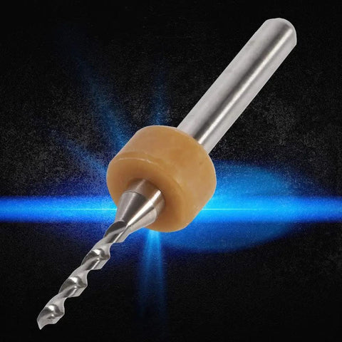 Single drill bit from Ten Piece Set Of 0.6 To 1.5mm Pro Grade Carbide Drill Bits Cemented Carbide Mini Micro Bits for PCB CNC Milling