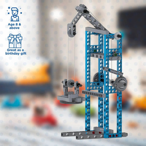 Hands On Simple Machines Kit Build 26 Models To Explore Levers Pulleys Wheels And Axles Inclined Planes Screws Wedges And Mechanical Physics Basics With Real World Experiments For Curious Builders model with gears and pulleys