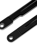 High Clearance Boxed Rear Radius Rods Arms For Polaris RZR XP 1000 And RZR XP 4 1000, 2017 To 2023, Aluminum And 304 Stainless Steel, Powder Coated Finish, Built Tough For Off Road Suspension Upgrade, black boxed arms