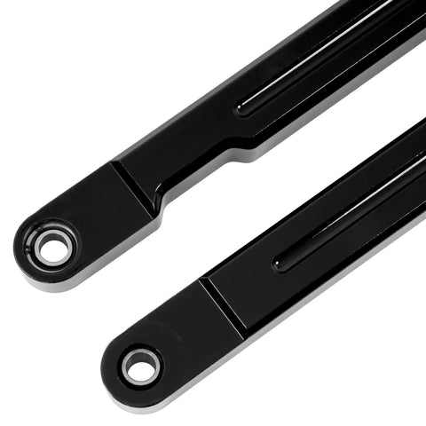 High Clearance Boxed Rear Radius Rods Arms For Polaris RZR XP 1000 And RZR XP 4 1000, 2017 To 2023, Aluminum And 304 Stainless Steel, Powder Coated Finish, Built Tough For Off Road Suspension Upgrade, black boxed arms