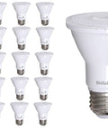 LED PAR20 Daylight Bulbs 5000K With 90 CRI Dimmable 5.5W Replaces 75W E26 Base 40 Degree Beam UL Listed Spotlight Bulbs All Day 