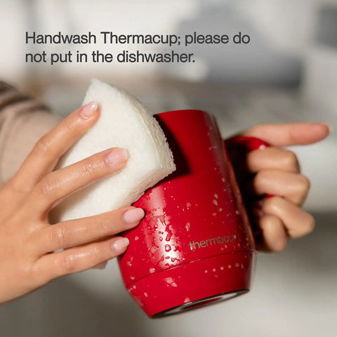 Handwashing Grab This Solid Self Heating Coffee Mug To Keep Your Morning Sips Piping Hot With Smart Temperature Controls And A Ridiculously Long Battery Built From Premium Stainless Steel For Office Or Travel Cherry Red.