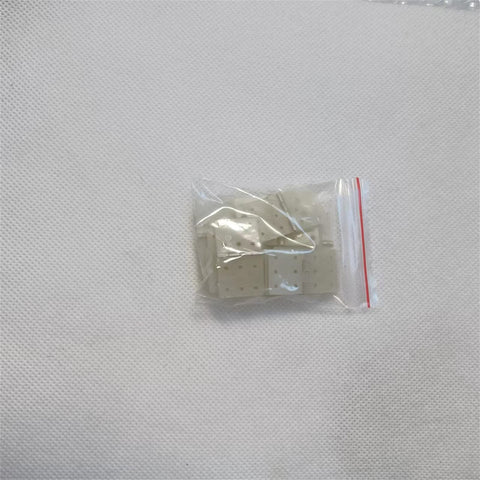 Bag of nylon hinges for RC airplanes, three sizes for aileron, rudder, and elevator surfaces, product focus keyword: Nylon Hinges For RC Airplanes skrnrhrery Three Sizes Square Loose Leaf Pack For Aileron Rudder And Elevator Surfaces Medium Size 0.63 To 1.14 Inches Easy To Install With Flexible Rotation Ideal For Model Aircraft Parts 16 Pack.