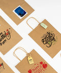 Brown Kraft Gift Bags With Handles 5x3x8.25 Inches Bulk Pack 750 Small Paper Bags For Gifting Retail Use Wedding Favors