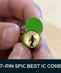 Grab This Heavy Duty Seven Pin Green Small Format Interchangeable Core That Locks Down Commercial Jobs Smoothly With One Control Key And Two Operating Keys For Quick Job Site Swaps.