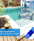 Six Pack Pool Cleaner Hose Replacement Kit for MX6 MX8, 39 Inch Length Each, Twist Lock Parts in pool setup with robot