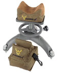 Adjustable Front Shooting Rest for Rifle and Outdoor Hunting, Rock Solid Gun Rest With 7.25 To 10.85 Inch Height, close-up view