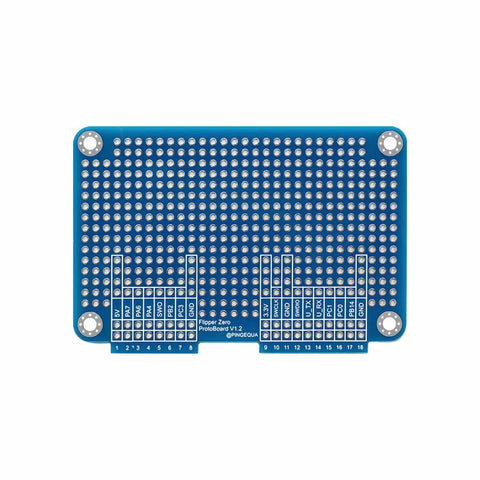 Prototyping Board Kit For Flipper Zero Expansion with large blue breadboard, detailed pin layout visible.