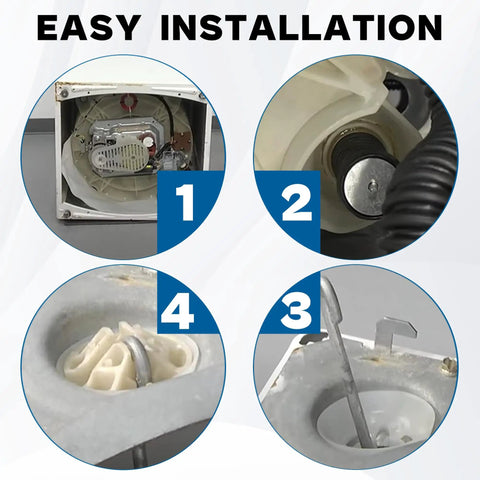 Washer Suspension Rod Kit Beefy Stainless Steel With Quick Return Spring installation steps for Whirlpool Maytag washers