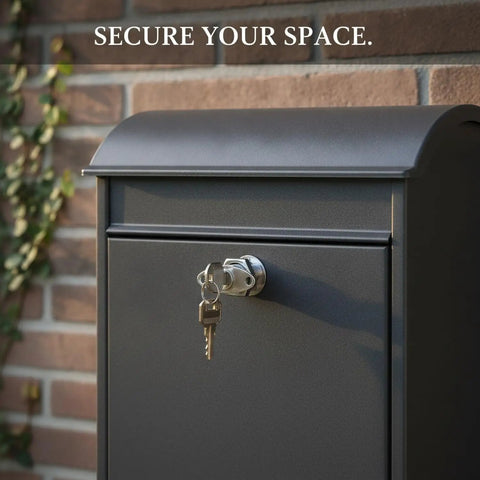 Stainless Steel Cam Lock Replacement With 2 Keys For Beefed Up Secure Storage fits standard file cabinets and mailboxes.