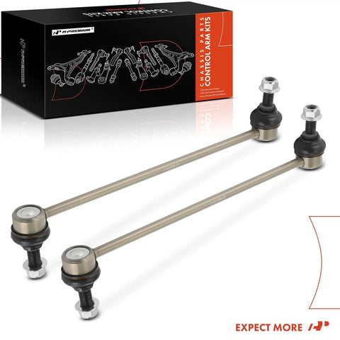 Two Front Sway Bar Links Stabilizer Kit Fits Chevy Buick Saab Pontiac Vehicles 2010 2017 Malibu Cruze Volt with packaging