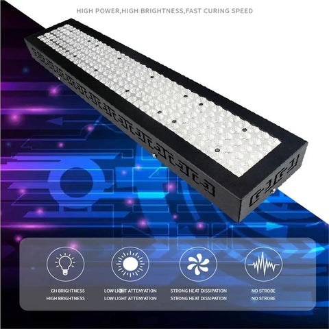 Heavy Duty Led Uv Curing Lamp Featuring Cold Light Technology For Resin 3d Printing And Photo Exposure, 12 inch, high brightness design.