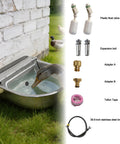 Built Tough Automatic Water Bowl Made From Pure 304 Stainless Steel For Big Pups And Barn Animals Comes With Reliable Float Valve and accessories.