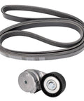 Premium Heavy Duty Accessory Drive Belt Tensioner Assembly Plus Serpentine Belt Replacement Kit serpentine belt and tensioner assembly