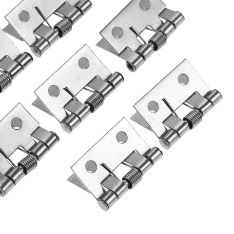 Old School Antique Bronze Decorative Hinges For Wooden Boxes 10 Pieces 26x31mm Spring Loaded Stainless Steel Butt Hinges For Doors