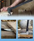 Heavy Duty 8 Inch Pry Bar Nail Puller High Carbon Steel Crowbar Flat Pry Bar Cat Paw Nail Remover Length 200mm tool in use