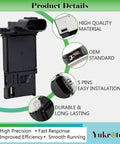 Mass Air Flow MAF Sensor Replacement For Cars And Trucks 22204-75030 22204-0F030 Plug And Play High Performance Accurate Air Intake Meter Compatible With ECU And Engine Control Unit, 5 pins