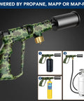 Propane Kitchen Torch Head With Adjustable Flame For Cooking, BBQ, Sous Vide, And Steak Searing, Kickass Blow Torch