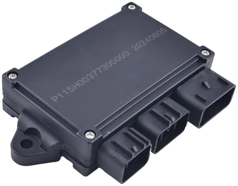 Top Shelf Central Relay Junction Fuse Box 37700115H0000 Compatible With Hisun UTV close-up view of the electrical connectors.