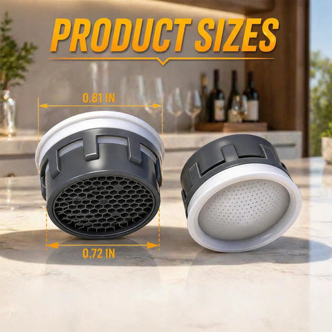 Slick Performance Faucet Aerators Three Pack For Kitchen And Bathroom Sink Inserts One Point Zero Gpm Flow Control Hassle Free Quick Change Setup Drip Free Operation And Long Lasting Durability