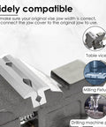 1 Pair Aluminum Alloy Magnetic Vise Jaws Set For 1.5 Inch V Type Vice Jaws Protectors Covers Built Tough For Woodworking Diy Projects And Plumbing on table vice, milling fixture, and drilling machine pliers.