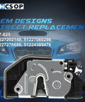 Rear Right Passenger Side Power Door Lock Actuator Motor For BMW 2003 Through 2019 Models detailed close up view
