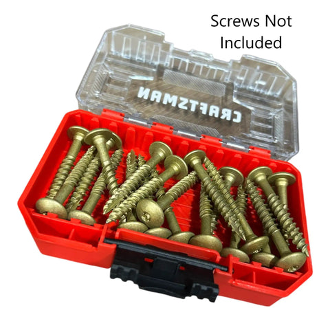 Top Shelf Hassle Free Compact Stackable Storage Cases 4 Pack Versastack Compatible Plastic Tool Organizer Nifty Small Parts Bins Lightweight Portable Container For Shop Gear And Quick Fixes