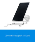Sun Powered Solar Panel Charger For Wireless Cameras And Floodlights, Weather Resistant Easy Install, 8 Foot Cable With 360 Degree Rotation