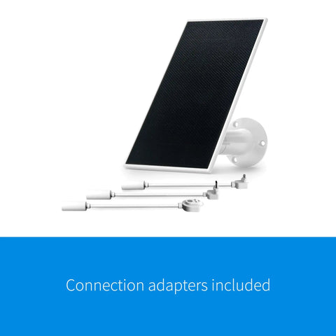 Sun Powered Solar Panel Charger For Wireless Cameras And Floodlights, Weather Resistant Easy Install, 8 Foot Cable With 360 Degree Rotation