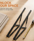 Badass Three D Adjustable Concealed Hinges Heavy Duty Hidden Door Hardware For Seamless Flush Cabinets And Wood Entries With Smooth 180 Degree Full Swing Setup That Packs Serious Punch And Runs Like New Forever lying on a wooden surface with towels and measuring tape.