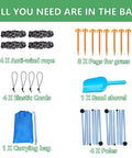 Big Beach Canopy Sun Shelter 11 By 11 Feet UPF Fifty Plus accessories including ropes, pegs, cords, shovel, bag, and poles
