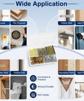 Picture Hanging Kit 116 Pcs Anchor Set With Self Drilling Drywall Anchors Zinc Anchors Screws Hooks for various wall types.