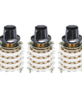 4 Pole 8 Position Rotary Switch Set With 4 Deck Band Selector For TV Radio Home Electronics And Industrial Gear Pack Of 3 Durable Multi Pole Multi Throw Switches Built For Easy Swap And Reliable Channel Switching, 42mm