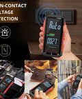 USB Rechargeable Digital Multimeter With Smart Auto Display in industrial electrical testing scenarios