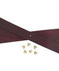 Brown Leather Breakaway Fuse Set For Untamed Breakaway Halter 3 Pack With Chicago Screws