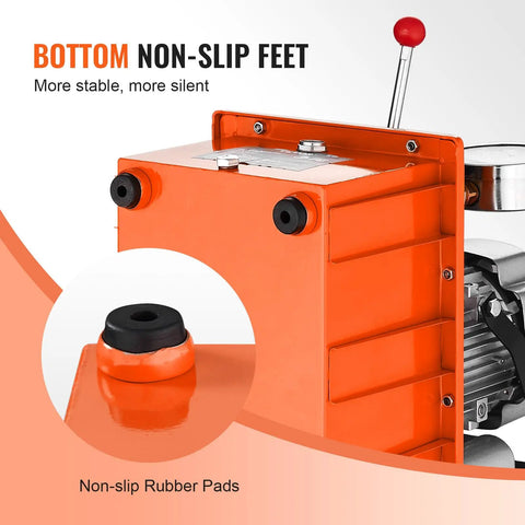 Electric Hydraulic Pump Power Pack 10000 PSI 750W 110V 488 In3 8L Capacity Double Acting Manual Valve Lever Switch Electric Driven Hydraulic Pump For Punching Bending And Jack Machines Workhorse With Three 9.8 Ft Extension Hoses