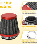 35Mm Air Filter For 50cc 70cc 90cc 110cc 125cc ATV Dirt Bike And Go Kart Engines Compatible With PZ19 PZ20 Carbs features