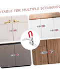 Beefy Heavy Duty Toggle Latch Clamps Set Adjustable Galvanized Iron Pull Latches With Buckle Joint For Doors Cabinets Lock Boxes And Metal Hasp Hardware High Capacity 360 Pounds on cabinet doors