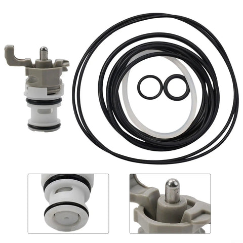 O Ring Rebuild Kit And Trigger Valve Assembly For Nail Gun Models D51844 D51822 Replacement Parts, includes trigger valve and O rings.