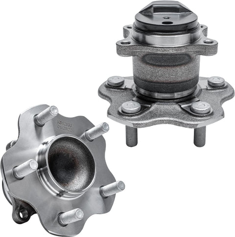 Four Wheel Hub Bearing Assembly Set For 2013-2019 Nissan Sentra Front And Rear Hubs With 5 Lugs Includes 2 Front Bearings And 2 Rear Bearings