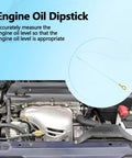 Engine Oil Dipstick For Toyota Camry And Solara 2002 2006 Replaces 917-396 153010H012 Accurate Oil Level Indicator next to car engine.