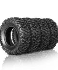 Set Of Four All Terrain ATV UTV Tires 25x8-12 Front And 25x10-12 Rear 6 Ply Tubeless Heavy Duty Puncture Resistant for tough trails